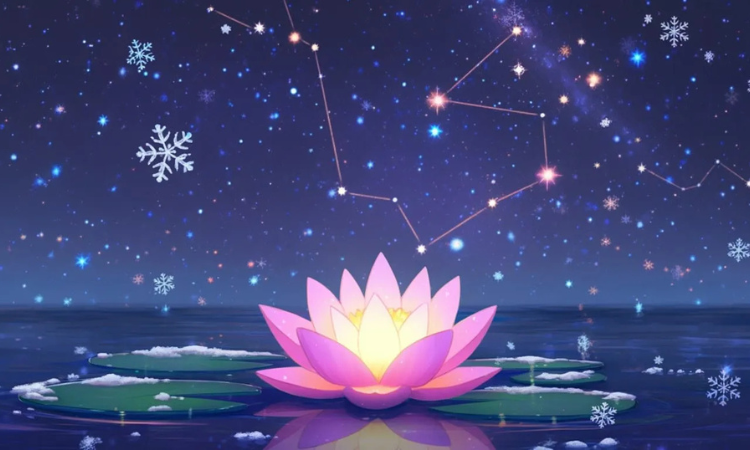 Lotus on the Snow