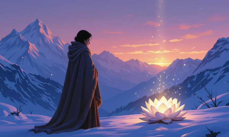 Lotus on the Snow: A Deep Spiritual Study into the Unknown