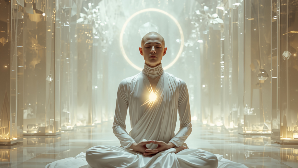 i am awareness meditation crystal temple inner silence presence light