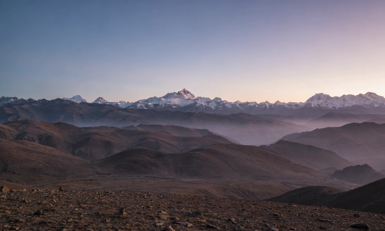Himalayan environment reflecting the setting of the Masters of the Far East books